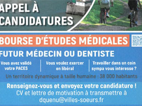 APPEL A CANDIDATURES BOURSE D’ÉTUDES MÉDICALES