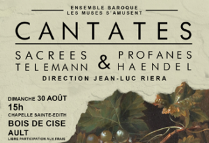 Lire la suite à propos de l’article ENSEMBLE BAROQUE – CONCERT – LES MUSES S’AMUSENT
