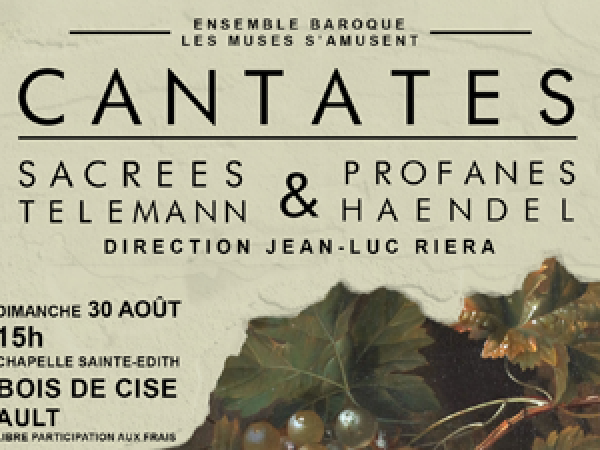 ENSEMBLE BAROQUE – CONCERT – LES MUSES S’AMUSENT