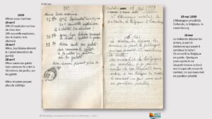 Lire la suite à propos de l’article Carnet Daurelly – du 25 avril 1940 au 25 mai 1940