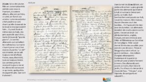 Lire la suite à propos de l’article Carnet Daurelly – du 21 juin 1940 au 25 juin 1940