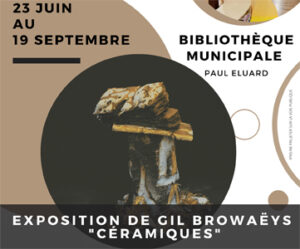 Lire la suite à propos de l’article BIBLIOTHEQUE : DU 23 JUIN AU 19 SEPTEMBRE EXPO