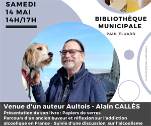 Lire la suite à propos de l’article BIBLIOTHÈQUE : LE SAMEDI 14 MAI – ALAIN COLLÈS VENUE D’UN AUTEUR AULTOIS