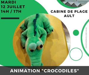 Lire la suite à propos de l’article BIBLIOTHÈQUE : ANIMATION « CROCODILES »
