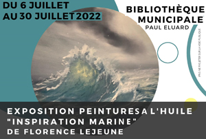 Lire la suite à propos de l’article BIBLIOTHÈQUE : DU 6 AU 30 JUILLET – EXPO « PEINTURE A L’HUILE »