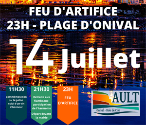 Lire la suite à propos de l’article AULT FAIT SON 14 JUILLET ET TIRE SON FEU D’ARTIFICE À ONIVAL