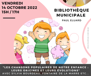 Lire la suite à propos de l’article BIBLIOTHÈQUE : LES CHANSONS POPULAIRES DE NOTRE ENFANCE