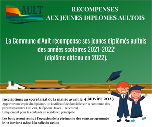 Lire la suite à propos de l’article DES RÉCOMPENSES POUR LES JEUNES DIPLOMÉS AULTOIS