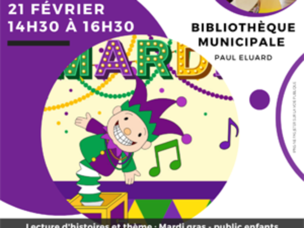 BIBLIOTHÈQUE : LE MARDI 21 FÉVRIER 2023 – LECTURE