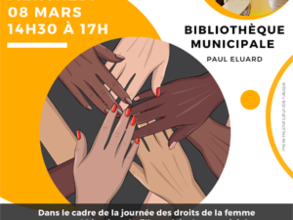 BIBLIOTHÈQUE : MERCREDI 8 MARS DE 14H30 A 17H