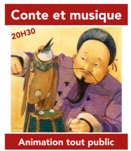 Lire la suite à propos de l’article BIBLIOTHÈQUE : SAMEDI 29 AVRIL « LE ROSSIGNOL ET L’EMPEREUR DE CHINE »