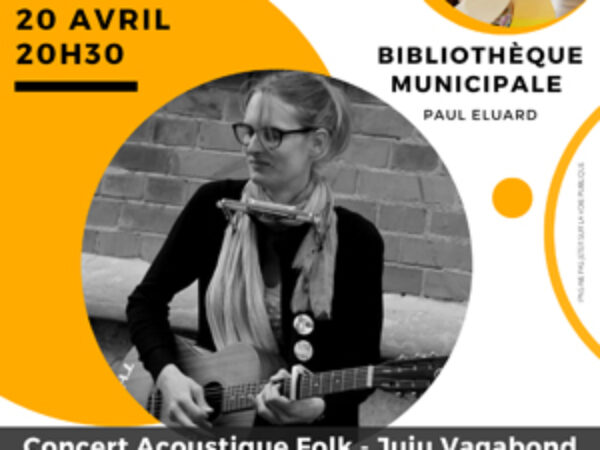 BIBLIOTHÈQUE : JEUDI 20 AVRIL – CONCERT ACOUSTIQUE FOLK