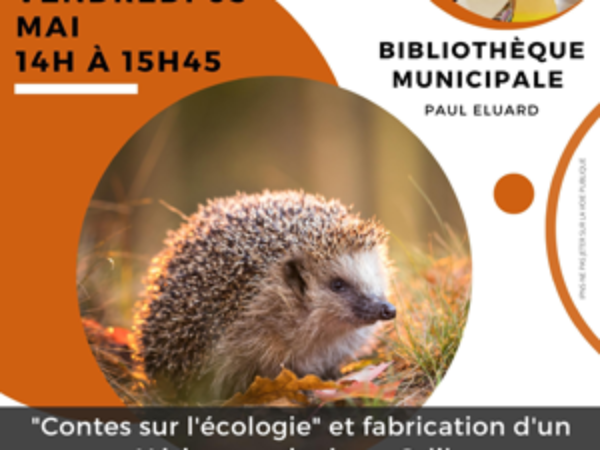 BIBLIOTHÈQUE : VENDREDI 5 MAI – CONTES SUR L’ÉCOLOGIE