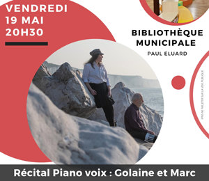 Lire la suite à propos de l’article BIBLIOTHÈQUE : 19 MAI – RÉCITAL VOIX PIANO