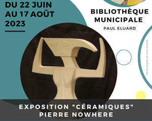 Lire la suite à propos de l’article BIBLIOTHÈQUE : DU 22 JUIN AU 17 AOUT – EXPOSITION