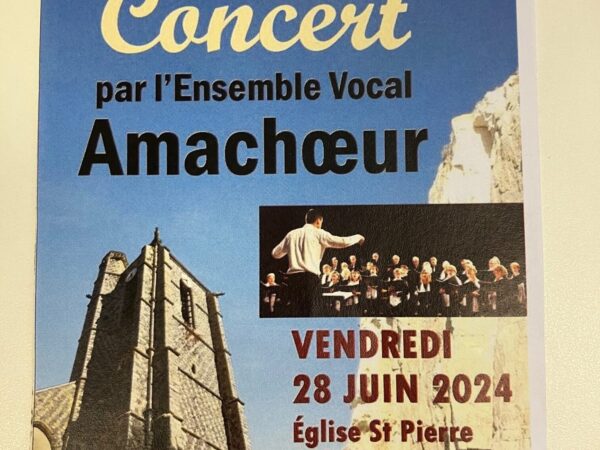 CONCERT PAR L’ENSEMBLE VOCAL AMACHOEUR