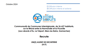 Lire la suite à propos de l’article RECRUTEMENT AGENT DE DÉCHÈTERIE (H/F)