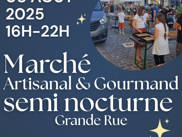 MARCHÉ SEMI-NOCTURNE LE 8 AOUT 2025
