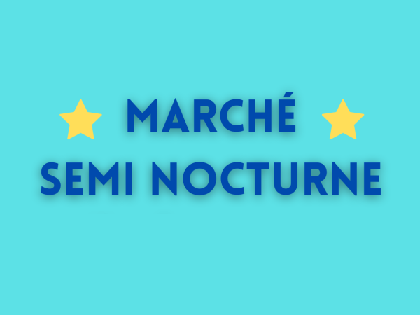 MARCHÉ SEMI-NOCTURNE AVEC CONCERT DES WILD COCONUTS LE 11 JUILLET A PARTIR DE 16H