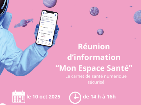RÉUNION D’INFORMATION « MON ESPACE SANTÉ » LE 10 OCTOBRE 2025