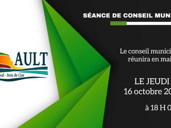 RÉUNION DU CONSEIL MUNICIPAL LE JEUDI 16 OCTOBRE 2025 A 18 H 00