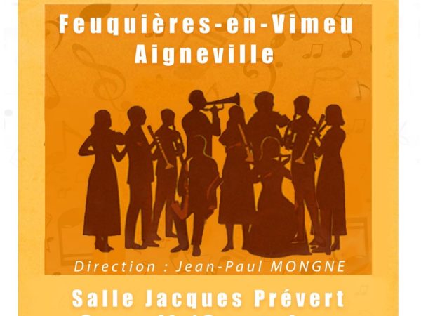CONCERT DE L’HARMONIE DE FEUQUIÈRES EN VIMEU – AIGNEVILLE LE 18 OCTOBRE 2025