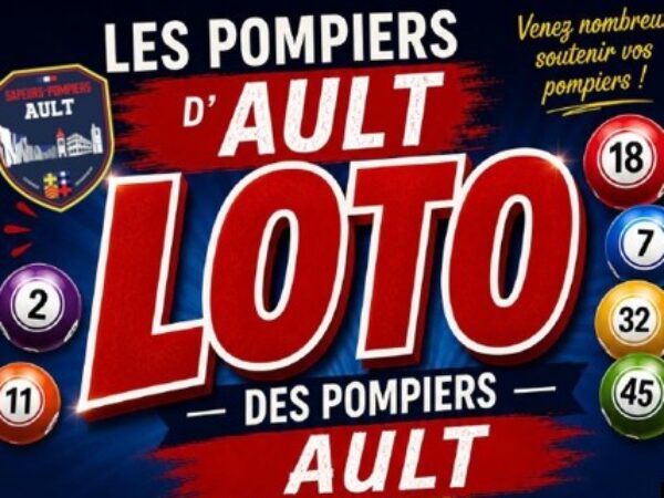 LOTO DES POMPIERS LE 13 JUIN 2026 A PARTIR DE 19H