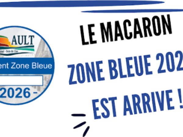 LE MACARON ZONE BLEUE 2026 EST ARRIVÉ