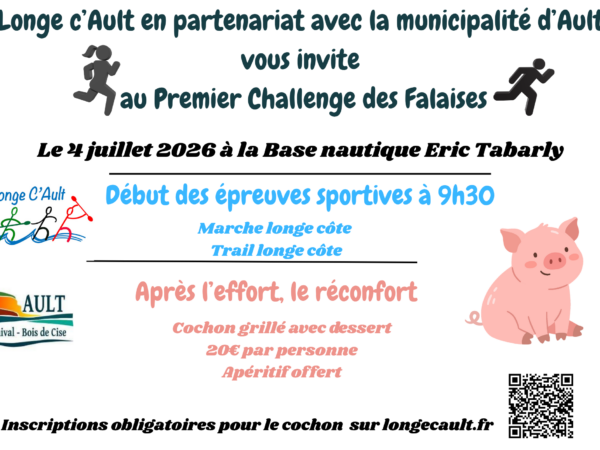 LE CHALLENGE DES FALAISES ET COCHON GRILLÉ LE 4 JUILLET 2026