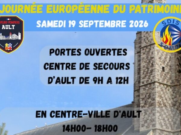 JOURNÉE DU PATRIMOINE SAMEDI 19 SEPTEMBRE 2026 AU CENTRE DE SECOURS