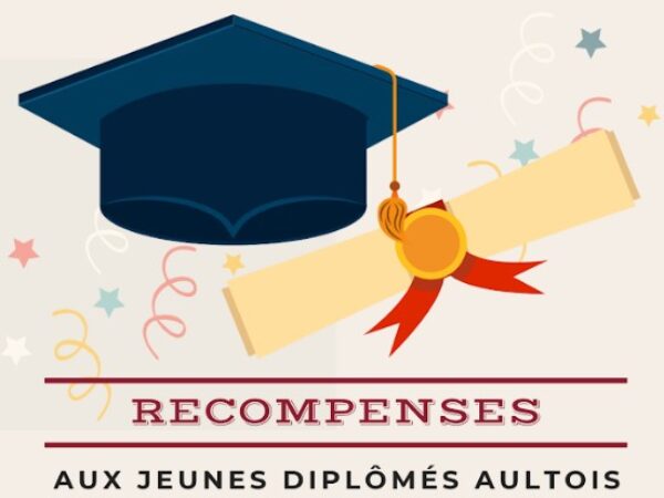 RÉCOMPENSES AUX JEUNES DIPLÔMÉS AULTOIS