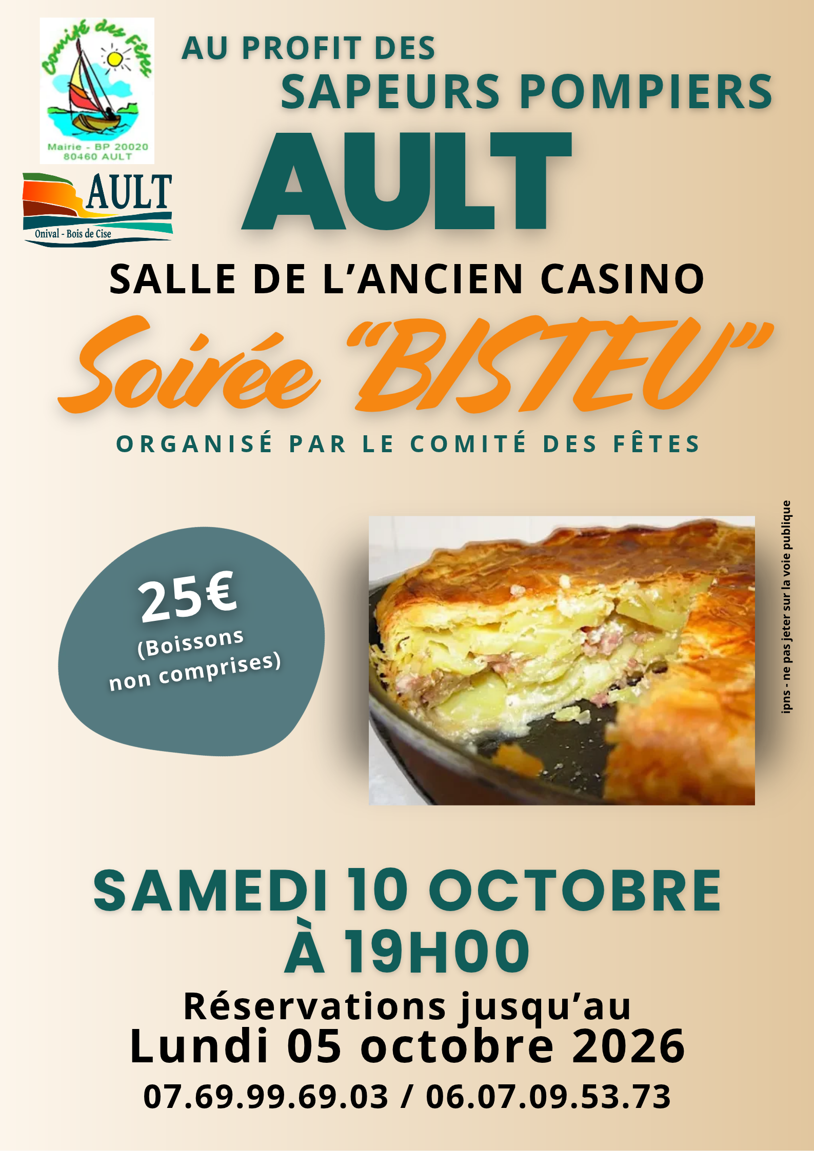 SOIRÉE BISTEU - LE 10 OCTOBRE 2026
