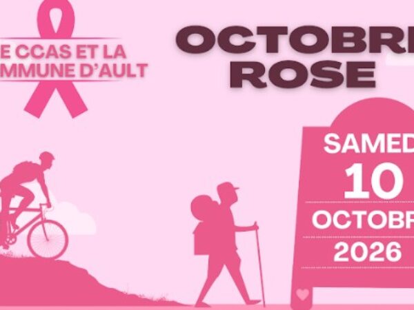 OCTOBRE ROSE AVEC LE CCAS ET LA COMMUNE – SAMEDI 10 OCTOBRE 2026