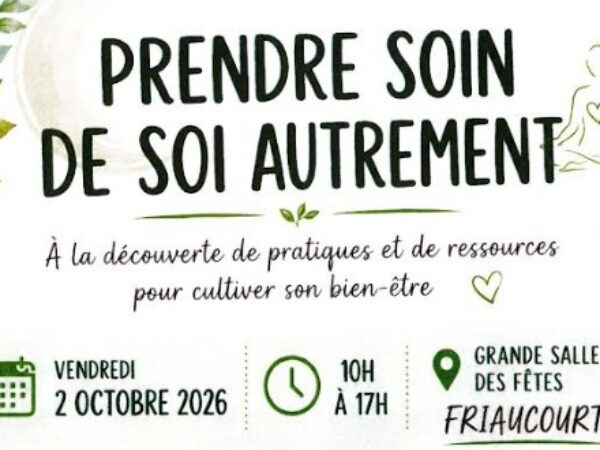 ATELIER « PRENDRE SOIN DE SOI AUTREMENT » – VENDREDI 2 OCTOBRE 2026